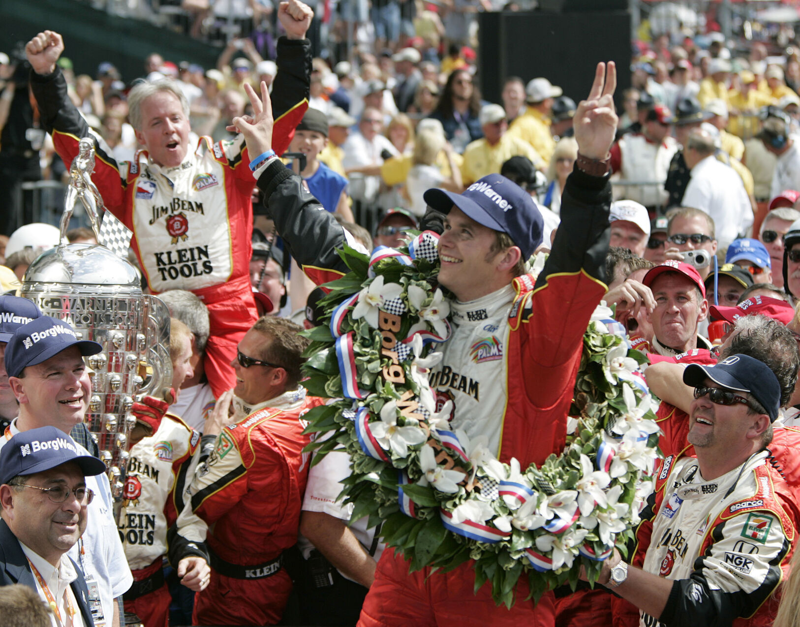 2005: Dan Wheldon wins Indianapolis 500 after Danica Patrick leads